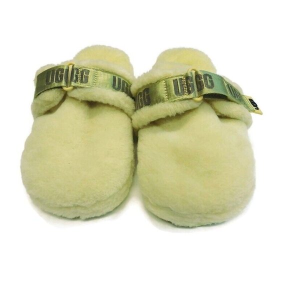 UGG Mens Size 9 Fluff It Slip On Sheepskin Slippers 1118150 Margarita - Picture 5 of 8